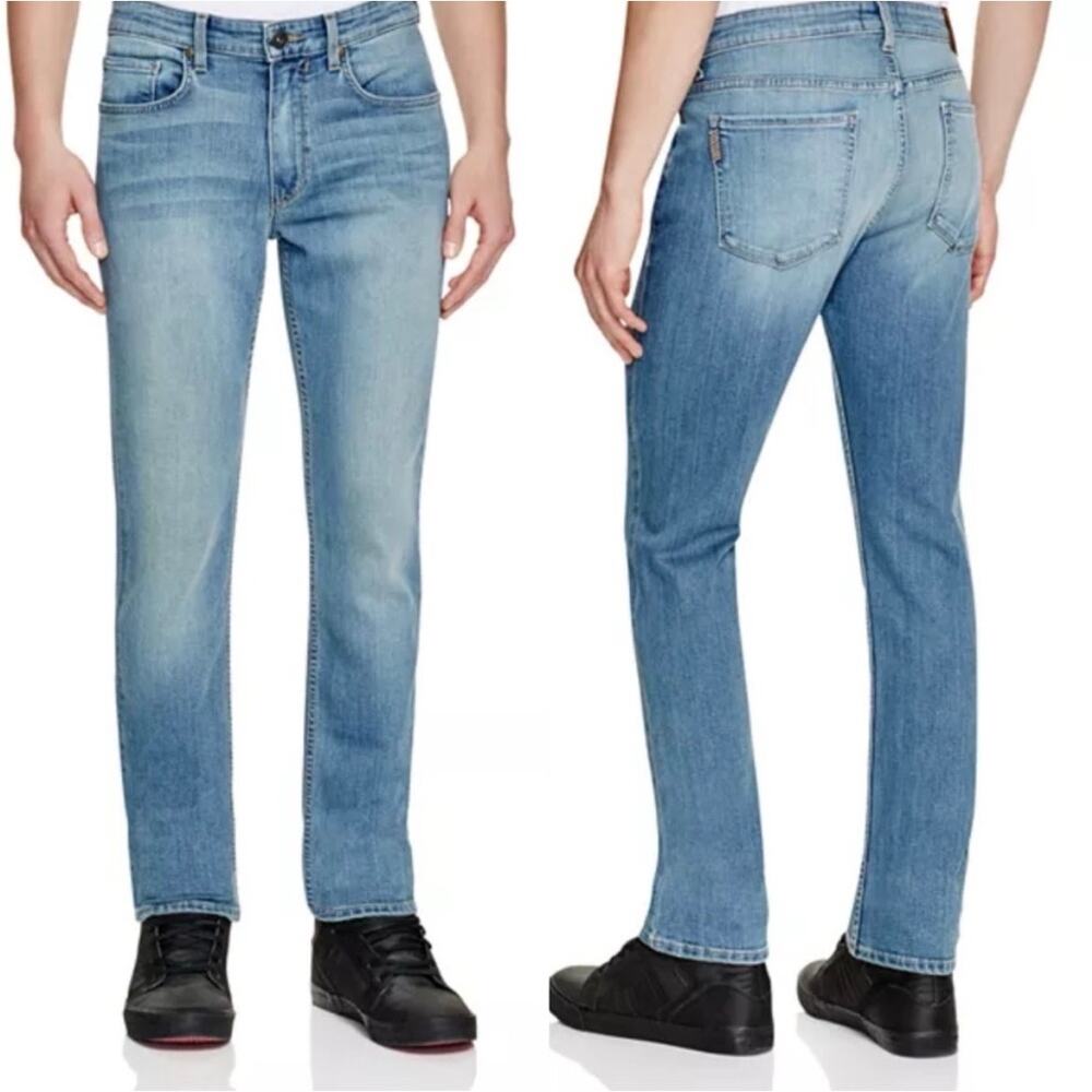 Paige Jeans Mens Lennox Size 32 Hemmed 29.5" Ogden wash Stretch